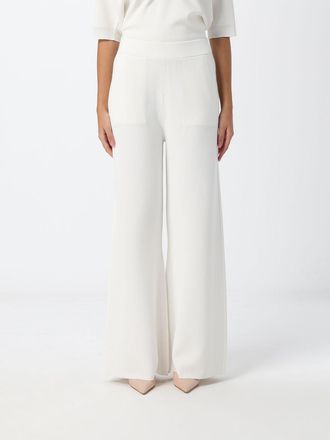 Max Mara High-Waisted Wide Leg Knit Wool Trousers