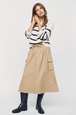 Maeve Utility Midi Skirt