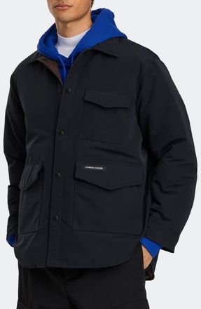 Canada Goose Legacy Cotton Blend Shirt Jacket in Nocturne/Terra at Nordstrom, Size Medium