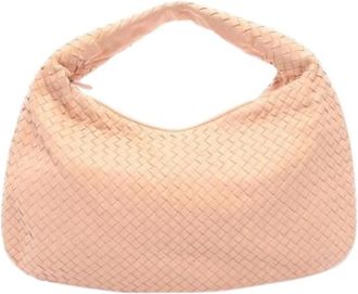 Bottega Veneta Pre-owned Vintage Shoulder Bag - Dames - Vintage Schoudertas - Roze - ONE Size - Leer - Vintage