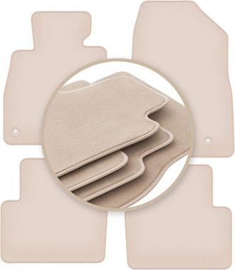OEM Alfombrillas Premium Beige Para: Mazda 3 Iii (bm) Hatchback, Sedan 2013