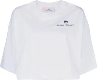 Chiara Ferragni T-shirt met korte mouwen - Dames - T-shirts - Wit - XS - Tops