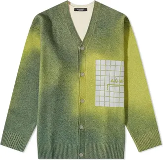 A-Cold-Wall* Gradient Cardigan Sweaters Olive ACWMK066OLIVE