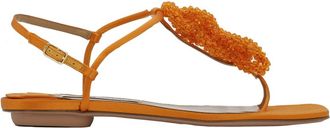 Aquazzura Ladies Mango Chain Of Love Flat Sandals, Brand Size 35 ( US Size 5 )