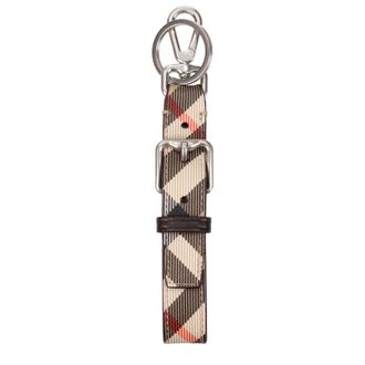 Burberry Damen Schl&uuml;sselanh&auml;nger Stoff Beige/Braun