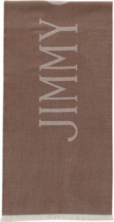 Jimmy Choo London Wool Logo Scarf