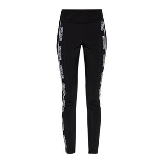 Moschino Fitness, Dames, Zwart, L, Active Line Leggings