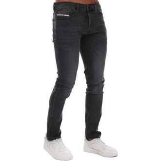 Diesel Mens Diesel D-LUSTER Slim Jeans in Grey