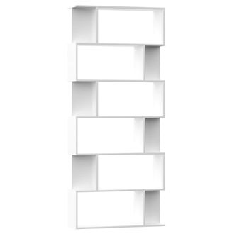 vidaXL Estanter&iacute;a/divisor Madera Contrachapada Blanco 80x24x192cm Vidaxl
