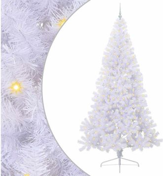 vidaXL &Aacute;rbol De Navidad Artificial Con 300 Led 240 Cm Pvc Y Acero Vidaxl