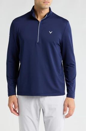 Callaway Quarter Zip Pullover in Peacoat at Nordstrom Rack, Size Xx-Large