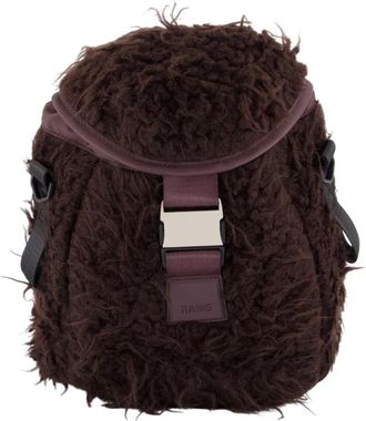 Rains Vision Bucket Backpack Mini - Burgundy - unisex - Rugzakken - Rood - ONE Size - Polyester - Tassen