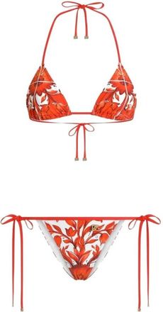 Dolce & Gabbana Dames, Badkleding, Oranje, Maat: S Zijde