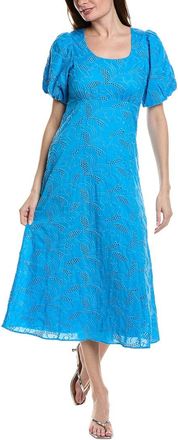 CeCe by Cynthia Steffe Bubble Eyelet Midi Dress
