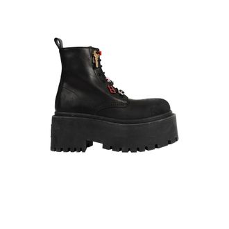 Balenciaga Strike Platform Booties With Charms