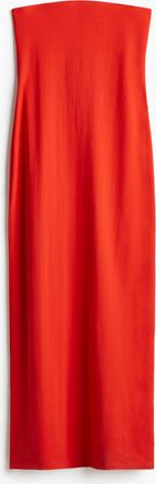 H&M Bodycon-Kleid im Bandeau-Schnitt - Orange