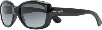 Ray-Ban Jackie Ohh Zonnebril - Dames - Zonnebrillen - Zwart - 58 MM - Nylon - Accessoires