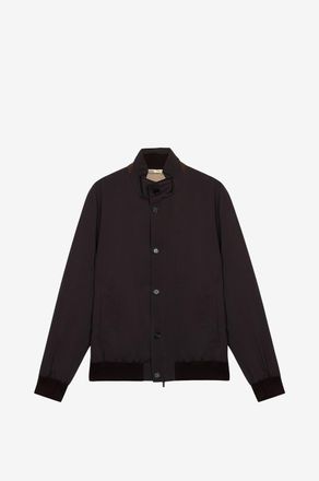 Maurizio Baldassari Kurze leichte Jacke mit Stehkragen aus technischem Material