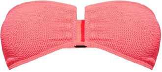 Bond-Eye Blake bandeau bikini top - women - Recycled Nylon - One Size - Pink