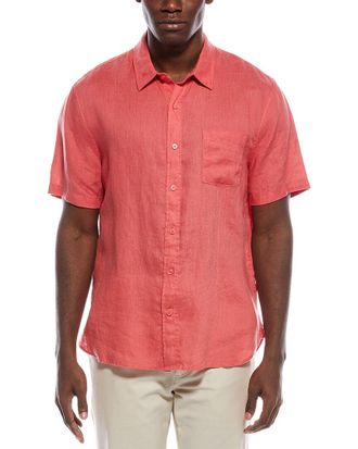 Vince Classic Fit Linen Shirt