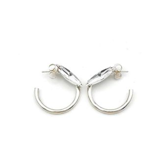 Perrine Taverniti Beauregard Creoles - Dames - Oorbellen - Grijs - ONE Size - Accessoires