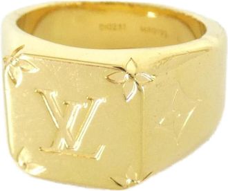 Louis Vuitton Gold Band Ring (Pre-Owned)