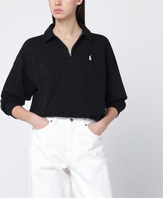 Polo Ralph Lauren Black zip-up sweatshirt