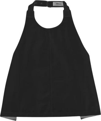 Wardrobe.NYC Liquid Halter 2 - Dames - Playsuits - Zwart - M - Jumpsuits & Playsuits