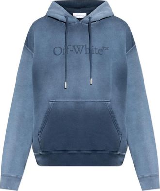 Off-white Hoodies & sweatvesten, Heren, Blauw, L, Katoen, Sweatshirts & Hoodies