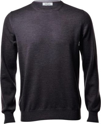 Gran Sasso Stijlvol Paricollo Shirt - Heren - Ronde hals truien - Blauw - S - Truien & Vesten