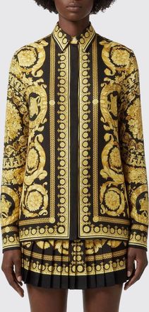 Versace Camicia Versace in seta con Baroque Versace