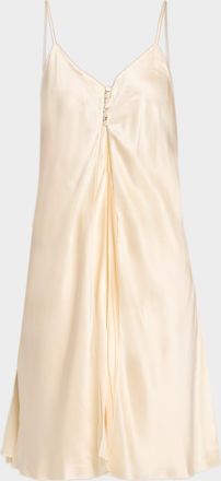 Olivia Von Halle Luxury Silk Cami Tunic and Pants Lounge Set