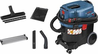 Bosch Professional Gas 35 L Sfc+ - Aspirador Seco/h&uacute;medo (254 Mbar, Dep&oacute;sito 35 L, Clase Polvo L, Manguera 3 M) - Bosch