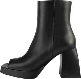 L37 Hoge Hakken Laarzen - Dames - Laarzen met Hak - Zwart - 37 EU - Schoenen