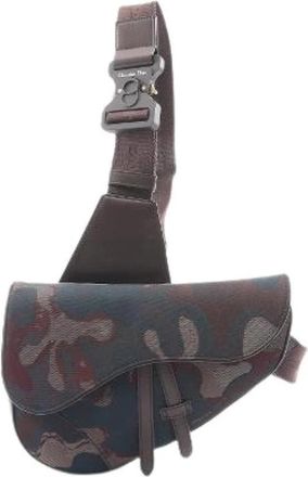 Dior Pre-owned Peter Doig Canvas Leather Waist Bag - Heren - Vintage Heuptassen - Veelkleurig - ONE Size - Leer - Vintage