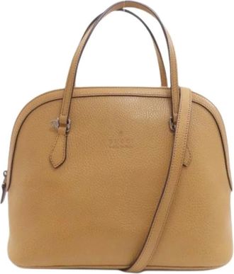 Gucci Pre-owned Handbags, female, Brown, Size: ONE SIZE Pre-owned Vintage Handbag