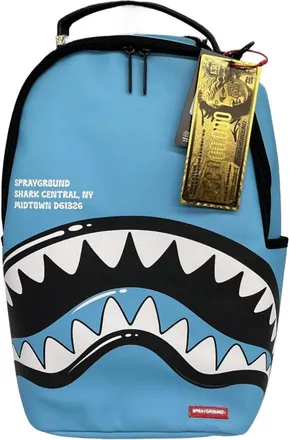 Sprayground Shark Central NY Midtown Backpack Unisex Blue Graphic Print SPR265