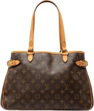 Louis Vuitton Pre-owned Tote Bags, female, Brown, Size: ONE SIZE Pre-owned Batignolles Horizontal