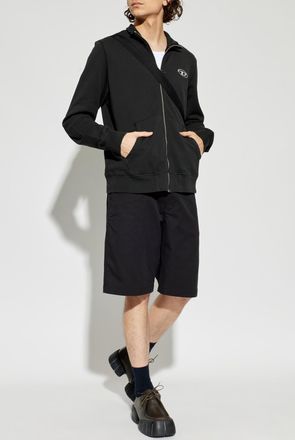 Diesel Sweatshirt S-GINN-ZIP-IOD, Mens, Black