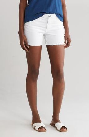 Kut from the Kloth Kity Cutoff Denim Shorts in Optic White at Nordstrom Rack, Size 10