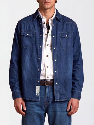 La Martina Shirt Men color Indigo