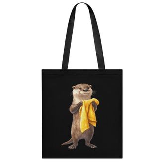 Generic Otter Bath Womens Tote Casual Shopping Bag Lightweight Shoulder Bags Hobos Handbag for Work Travel Daily 35x40cm