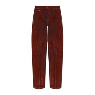 Avavav Mujer, Vaqueros, Rojo, Talla: W28
