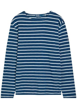 Polo Ralph Lauren Striped Cotton T-shirt - Blue - Xxl