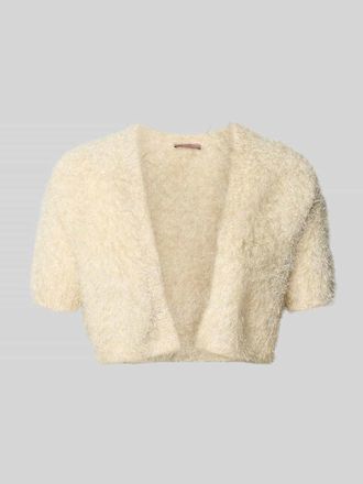 Vera Mont Cropped Bolero mit 1/2-Arm in Offwhite, Gr&ouml;&szlig;e XL