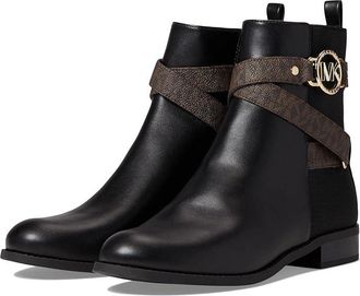Michael Kors Rory Flat Bootie Womens Shoes Black/Brown : 8.5 M, Synthetic
