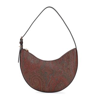 Etro Brown Essential Cotton Hobo Bag-Donna