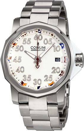 Corum Pre-owned Corum Admirals Cup Automatic White Dial Mens WatchA082/03374