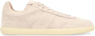Tod's Tabs Leather Low Sneakers - Heren - Sneakers - Beige - 42 EU - Leer - Schoenen