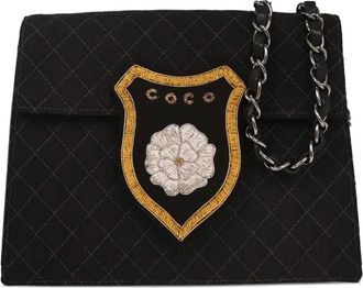 Chanel Borsa a spalla con logo 2004-2005 - Nero